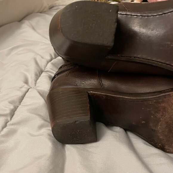 SOLD Women's Frye Jane Strappy Leather Riding Boots, Size 7 B - Picture 15 of 16